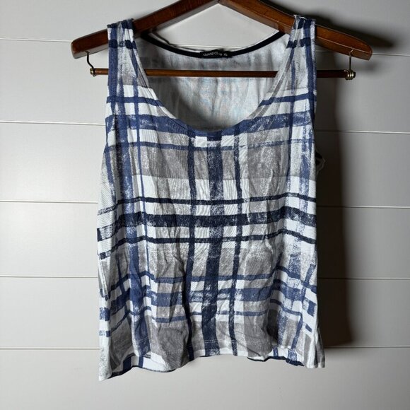 David Cline Tank & Snap Front Shirt Set White, Blue & Gray Size XL - Picture 7 of 10